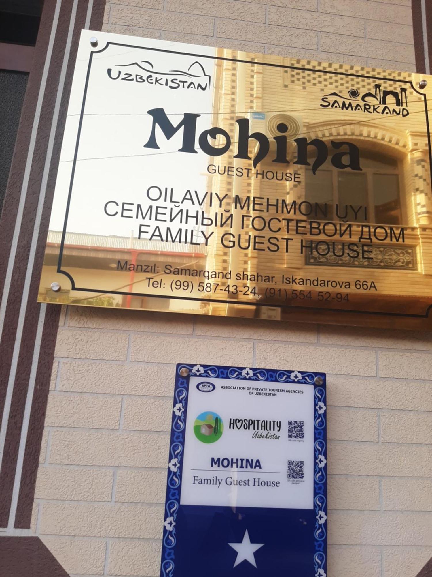 Hotel Mohina Samarkand Luaran gambar